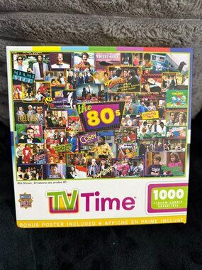 MasterPieces - TV Time - 80's Shows 1000 Piece Puzzle